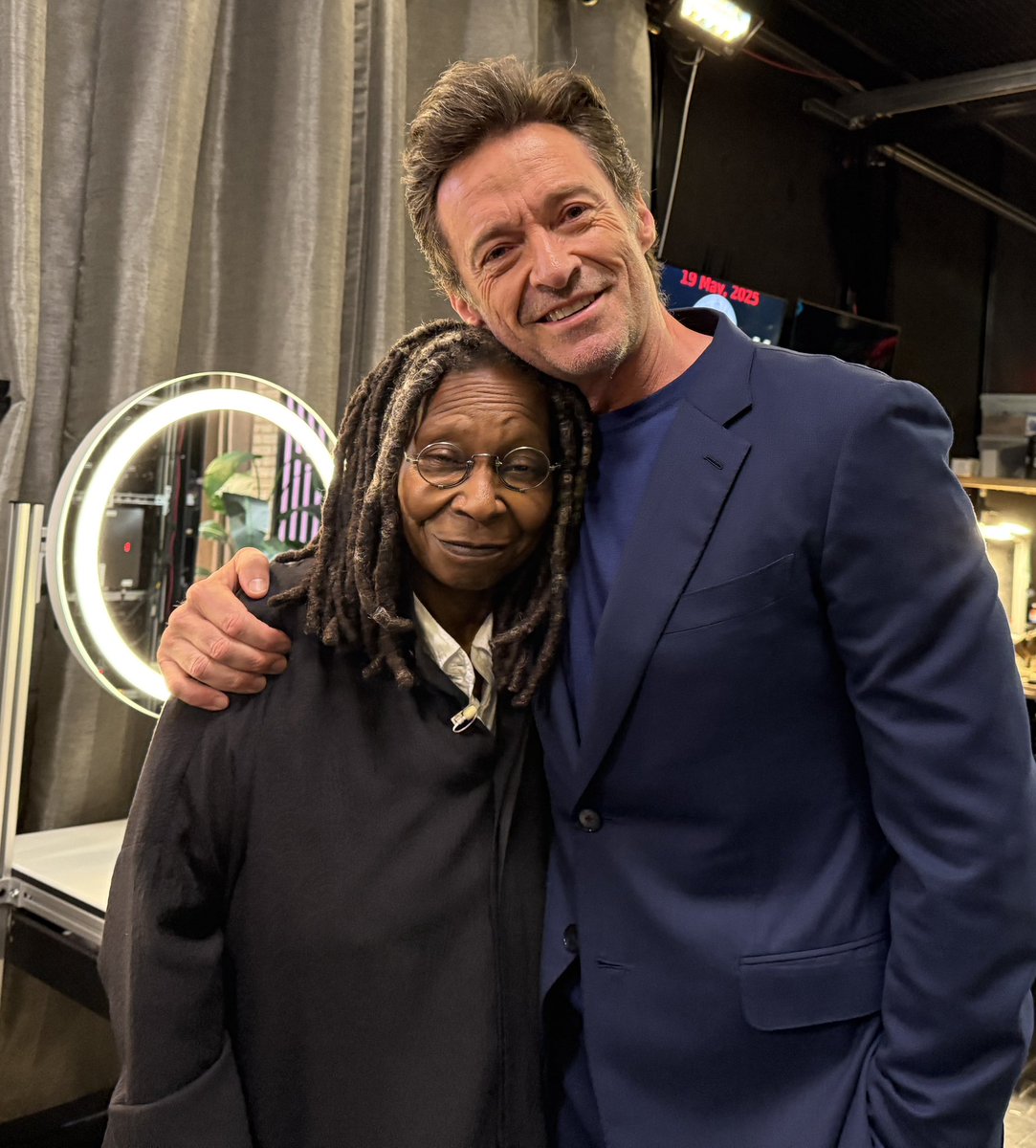 Hugh Jackman (@realhughjackman) on Twitter photo Thank you <a href="/GMA/">Good Morning America</a> and <a href="/TheView/">The View</a>!!!
<a href="/RadioCity/">Radio City</a> <a href="/TogetherTheatre/">Together Live</a> <a href="/AudibleTheater/">Audible Theater</a> #fromnewyorkwithlove Thank you <a href="/GMA/">Good Morning America</a> and <a href="/TheView/">The View</a>!!!
<a href="/RadioCity/">Radio City</a> <a href="/TogetherTheatre/">Together Live</a> <a href="/AudibleTheater/">Audible Theater</a> #fromnewyorkwithlove