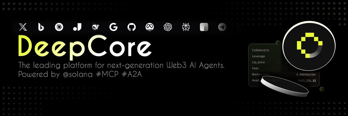 AiBTC2020's tweet photo. #DeepCore | $DPCORE First MCP + A2A Converged 
Framework AI Agent Eco-Class AI Infrastructure System 

CA. 3qVpCnqdaJtARzE2dYuCy5pm8X2NgF5hx9q9GosPpump

Technical: MCP + A2A .the best AI PLT! I love! https://t.co/fCSJL0pdQH