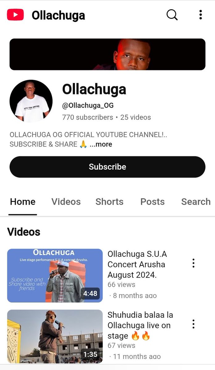 Ollachuga's tweet photo. Endelea ku subscribe kwenye youtube channel yangu lengo tufikishe 1,000 subscribers saivi ipo 770 gusa link 👇 https://t.co/iu9rVhlUen
https://t.co/iu9rVhlUen https://t.co/ym5GZ3x0T7