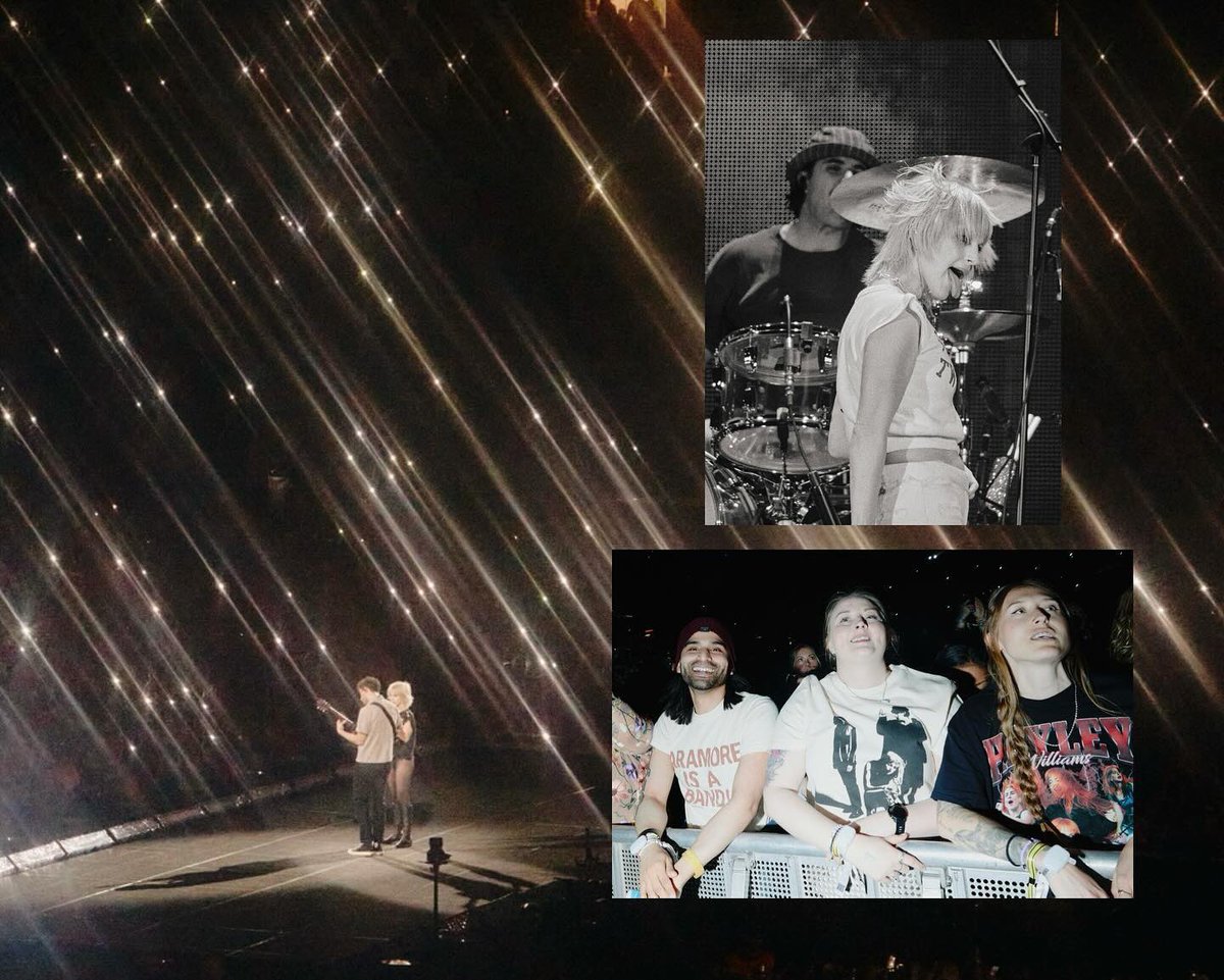 one year ago today, paramore played Night Three at the Friends Arena in Stockholm, Sweden opening The Eras Tour (2024)