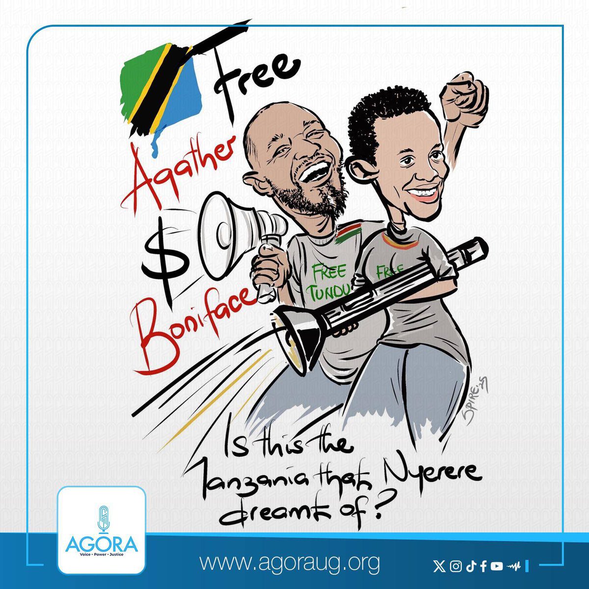 Jim Spire Ssentongo (@spirejim) on Twitter photo Let’s stand in solidarity with our comrades <a href="/AAgather/">Agather Atuhaire</a> and <a href="/bonifacemwangi/">The People’s Watchman</a> who were arrested in Tanzania where they had gone as part of an EAfrican delegation to stand in solidarity with Tanzanian opposition leader, TUNDU LISU, at his trial. Share this image under <a href="/SuluhuSamia/">Samia Suluhu</a> Let’s stand in solidarity with our comrades <a href="/AAgather/">Agather Atuhaire</a> and <a href="/bonifacemwangi/">The People’s Watchman</a> who were arrested in Tanzania where they had gone as part of an EAfrican delegation to stand in solidarity with Tanzanian opposition leader, TUNDU LISU, at his trial. Share this image under <a href="/SuluhuSamia/">Samia Suluhu</a>