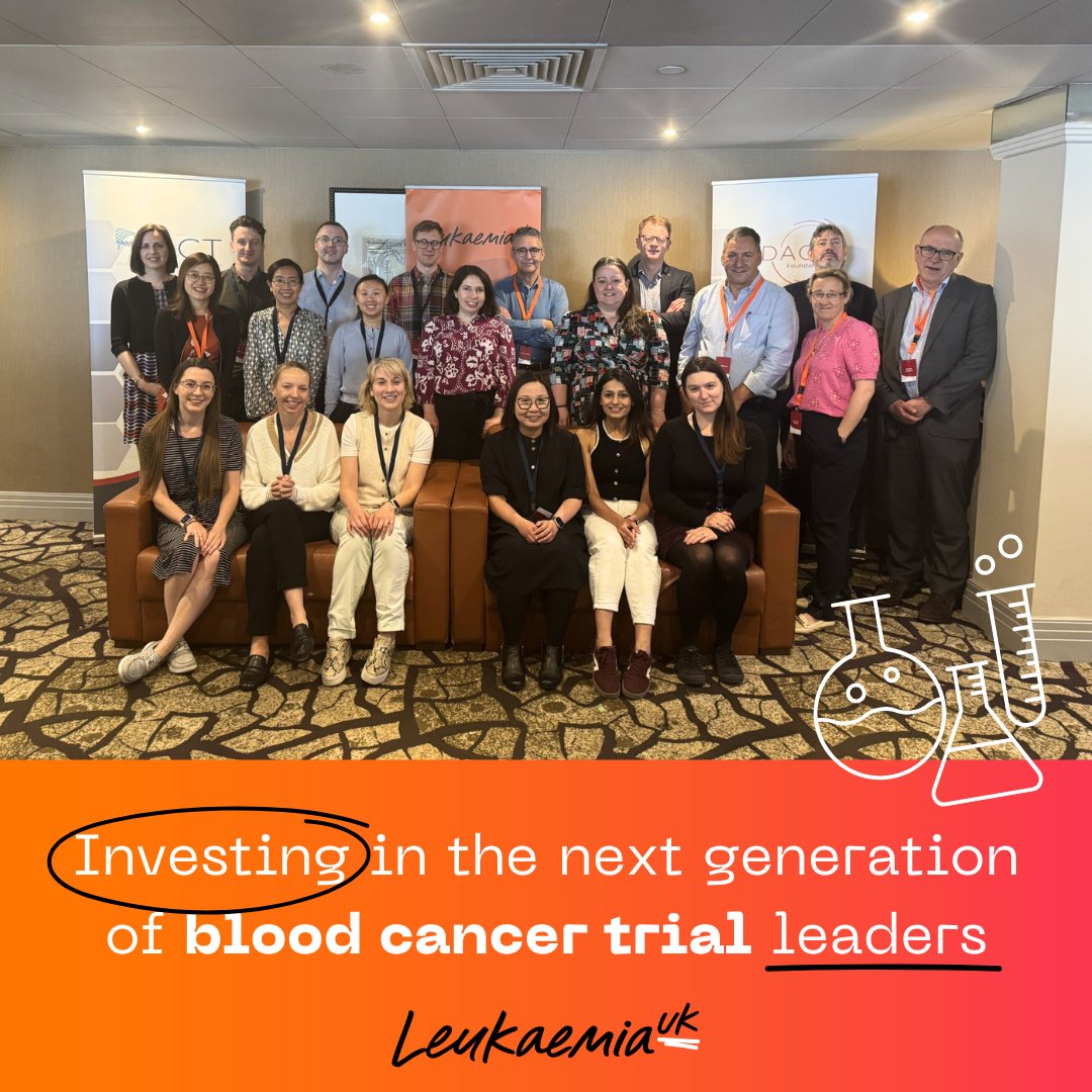 Over the past two years, this brilliant group of delegates and mentors have worked together on the design and delivery of blood cancer clinical trials.

We’re proud to support these workshops with the DIDACT Foundation and look forward to seeing which new trials result. 🔬🧪