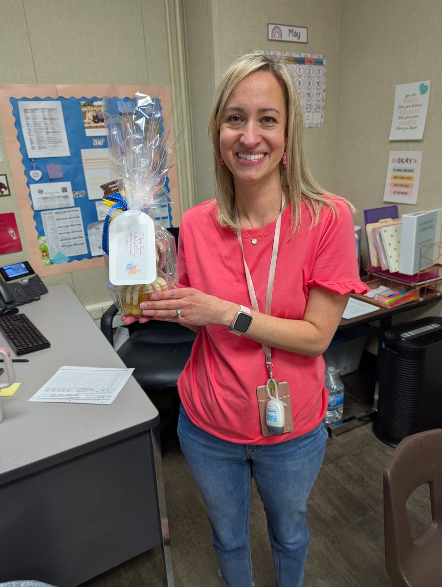 Happy National Speech-Language Pathologist Day to Ms. Tinnin and Ms. Perry.  Today, we celebrate the incredible work of our amazing SLPs who help our students communicate and thrive. #NationalSLPDay