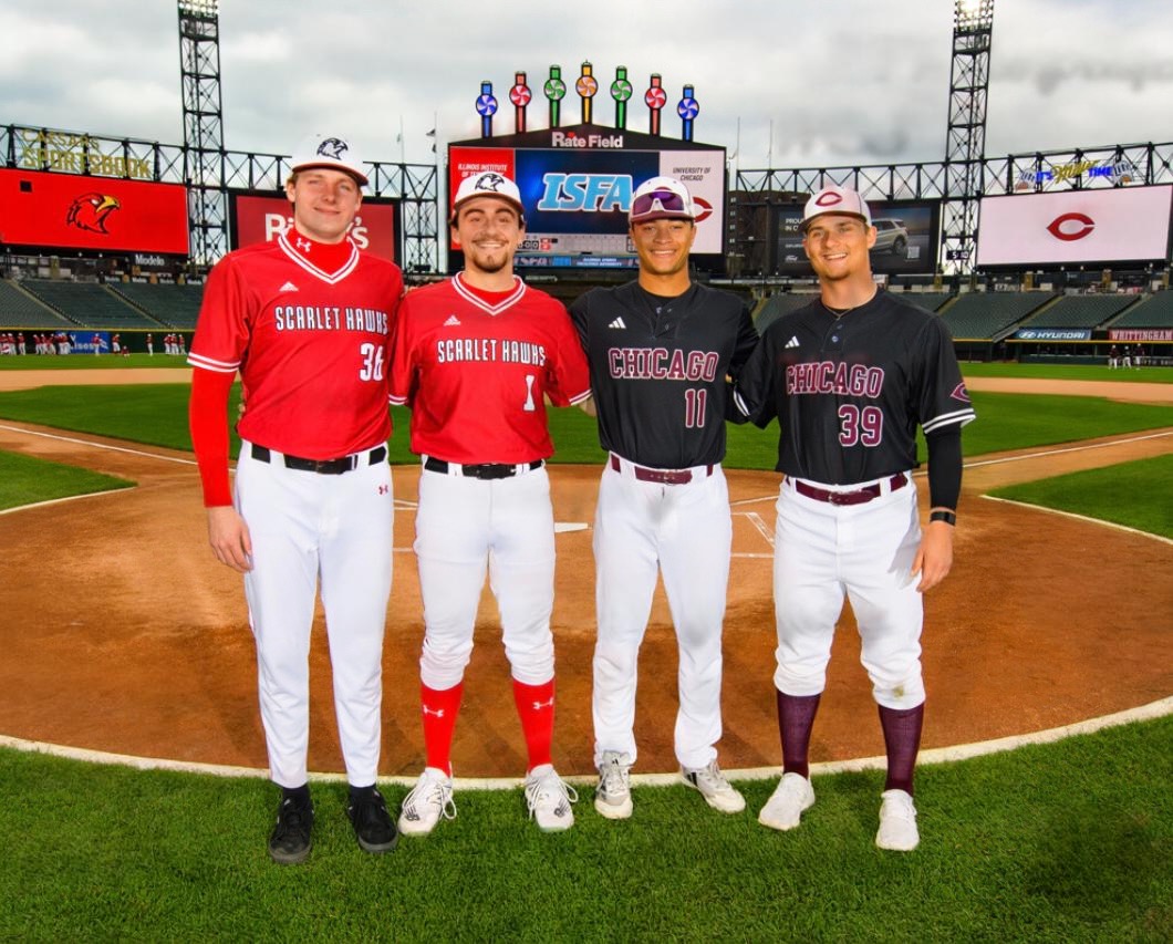 Fenwick Baseball Reunion on the College Stage ⚾️🔥

A special day for the Friars as four former Fenwick teammates: Will Gladden, Mike Sosna, Gabe Kotwasinski, and Alex Boliker, shared the field once again in a crosstown rivalry game between Illinois Tech and the University of