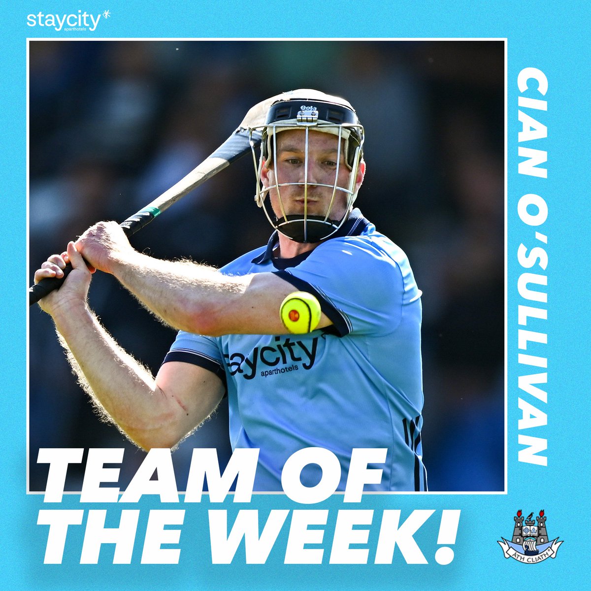 Well done to Cian O'Sullivan of <a href="/StBrigidsGAA/">St. Brigid's GAA</a>, who has been included in the GAA's Hurling Team of the Week 👕

#UpTheDubs