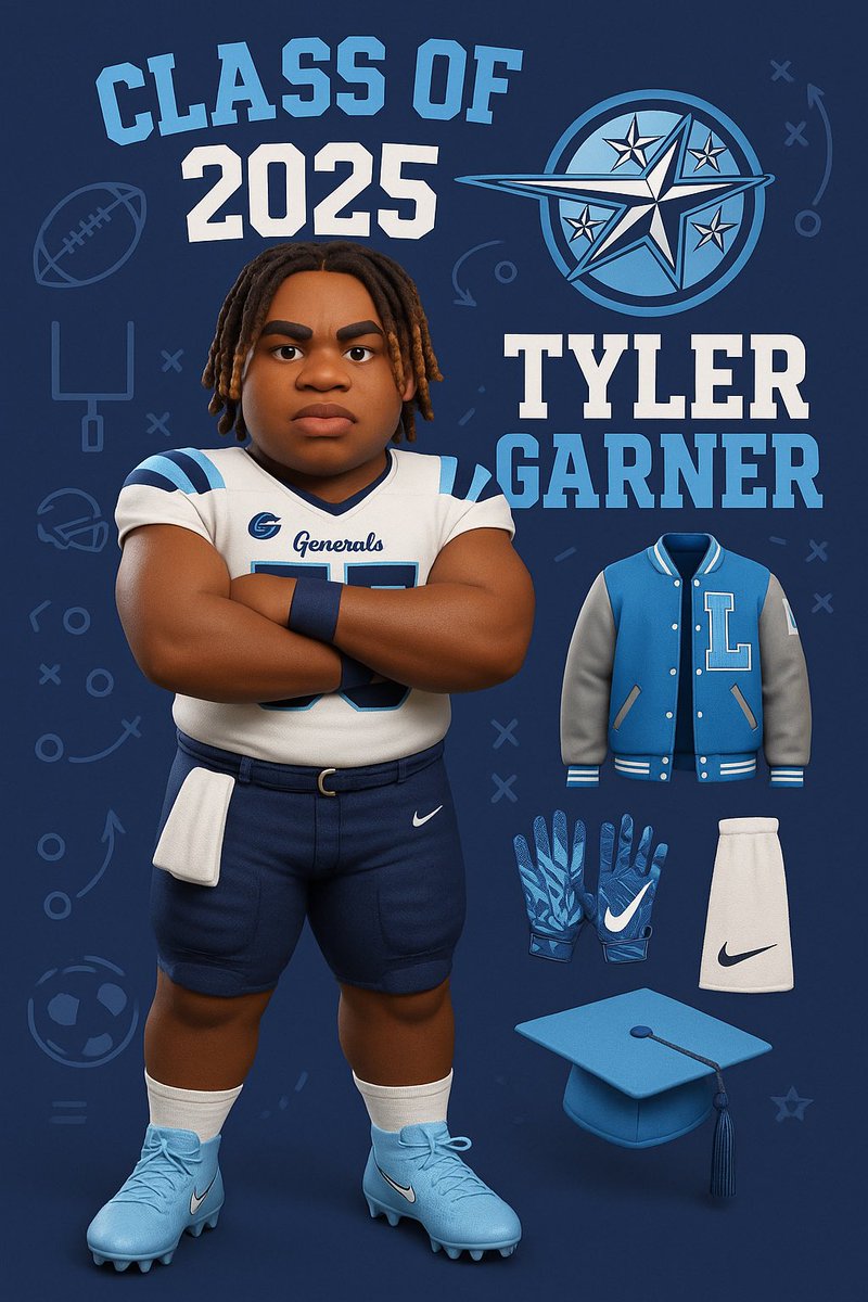 Tyler Garner,
We want to express our deepest gratitude for your time, effort, and leadership here at Lee HS. Your dedication to the team, your commitment to growth, and your presence on and off the field have left a lasting impact on our program.

Thank you
Lee High Football