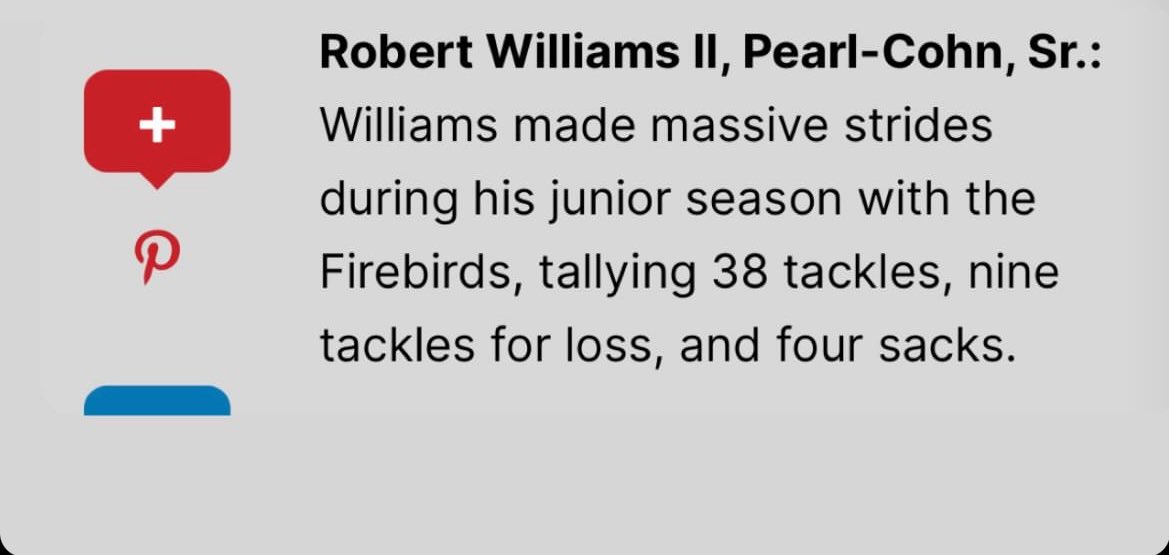 Top 30 returning Dline