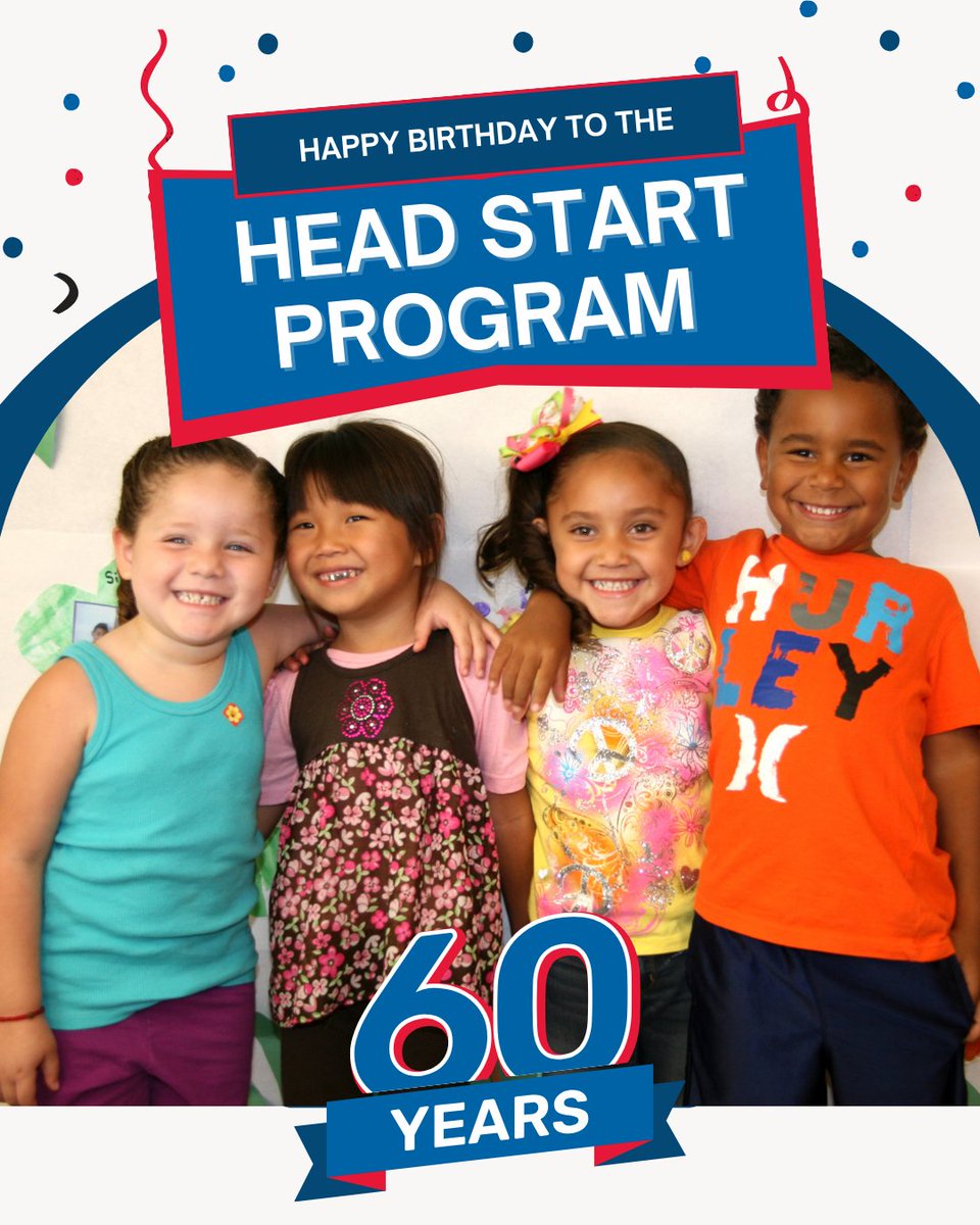 🎉 Celebrating 60 years of impact!
Since 1965, Head Start has reached more than 40 million children and families — opening doors to education, health, and opportunity. We’re honored to be part of this powerful legacy of learning and hope.
#60YearsOfHeadStart #HeadStart60