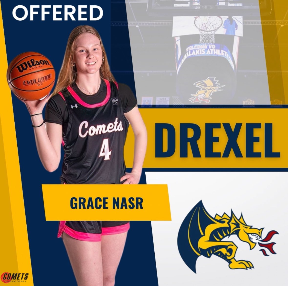 Grace Nasr (@gj_nasr) on Twitter photo Thank you to Coach Mallon and her staff for a great visit! I’m so excited to receive an offer from <a href="/DrexelWBB/">Drexel Women's Basketball</a>!
<a href="/CometsBallers/">Comets Basketball</a> <a href="/NDA_basketball/">Notre Dame Basketball🏀</a> Thank you to Coach Mallon and her staff for a great visit! I’m so excited to receive an offer from <a href="/DrexelWBB/">Drexel Women's Basketball</a>!
<a href="/CometsBallers/">Comets Basketball</a> <a href="/NDA_basketball/">Notre Dame Basketball🏀</a>