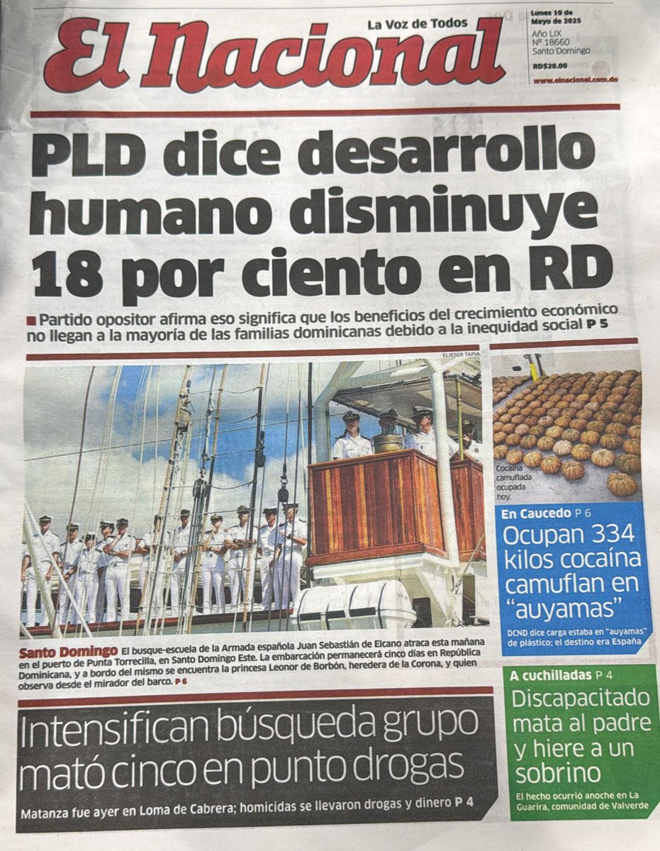 Excelente primer plana de El nacional. El PRM es una especie de holocausto, NO piensan en nadie, solo en ellos.  <a href="/DIGICOMPLD/">DIGICOM PLD</a> buen trabajo!