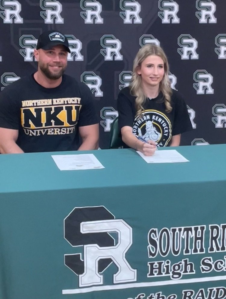 Congratulations to Alexa Yeomans!  Today she signed with NKU where she will continue her Track &amp; Field career. SR is beyond proud of you, Alexa!!