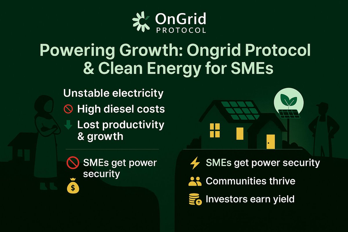 Using web3 technologies to solve real problems.

follow <a href="/OngridProtocol/">Ongrid Protocol</a> we keep building!