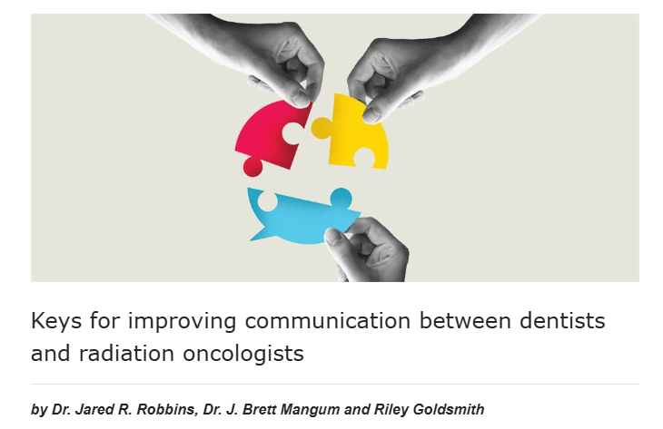 Collaborating with Confidence; Keys for improving communication between dentists and radiation oncologists …uwpcrd6-5967347801.shopifypreview.com/blogs/professi…