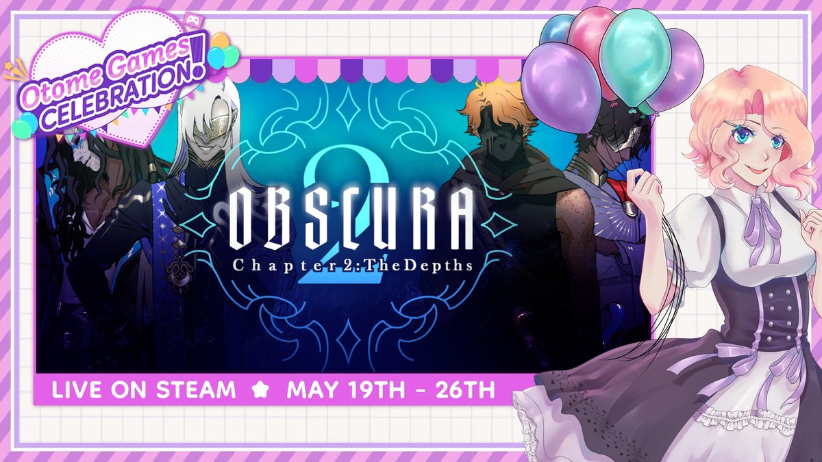 We're super excited to announce that we're taking part in the Otome Games Celebration over on Steam (and Itchio)! We've set Obscura to 20% off, and we hope you all check out some of the amazing games taking part 💙🦝

store.steampowered.com/sale/otomegame…