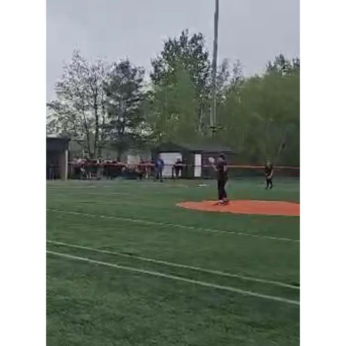 Video – Blake Littlefield with a first inning strikeout for the Brewer Witches against Hermon-easternmainesports.com/2025/05/19/vid…