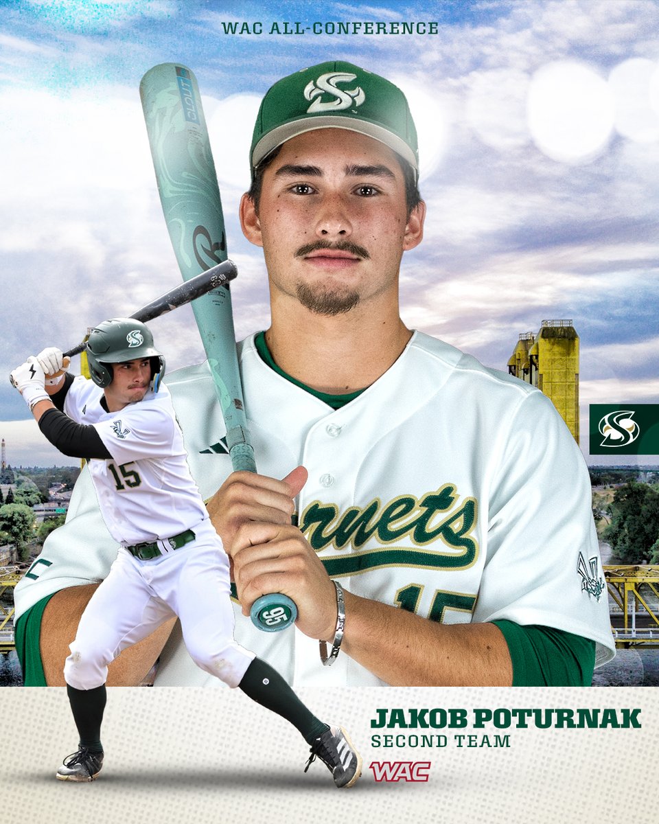 Sac State Baseball (@sacstbaseball) on Twitter photo ๐พ๐๐๐๐๐ผ๐๐ ๐
๐ผ๐๐๐ฝ ๐๐๐๐๐๐๐ผ๐
The Hornets' sophomore was named to the 2025 All-<a href="/WACsports/">The Western Athletic Conference</a> second team
โพ๏ธ Hit .315 w/36 runs, 13 2B, 13 HRs, 48 RBI
โพ๏ธ Slugged .559 on the year
โพ๏ธ Ranked 3rd in the WAC in total bases (124) and tied for fifth in home runs
#StingersUp ๐พ๐๐๐๐๐ผ๐๐ ๐
๐ผ๐๐๐ฝ ๐๐๐๐๐๐๐ผ๐
The Hornets' sophomore was named to the 2025 All-<a href="/WACsports/">The Western Athletic Conference</a> second team
โพ๏ธ Hit .315 w/36 runs, 13 2B, 13 HRs, 48 RBI
โพ๏ธ Slugged .559 on the year
โพ๏ธ Ranked 3rd in the WAC in total bases (124) and tied for fifth in home runs
#StingersUp