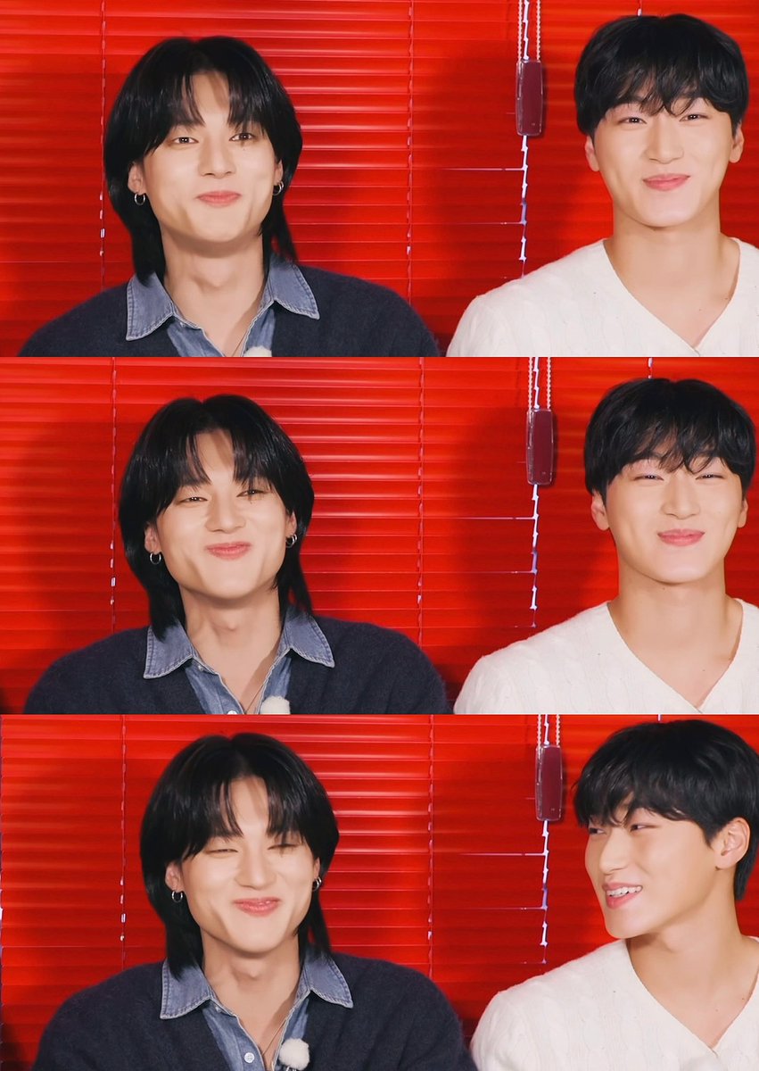 woosanges's tweet photo. they’ve been around each other too much that they’re starting to smile the same https://t.co/e8DK7aCHrY