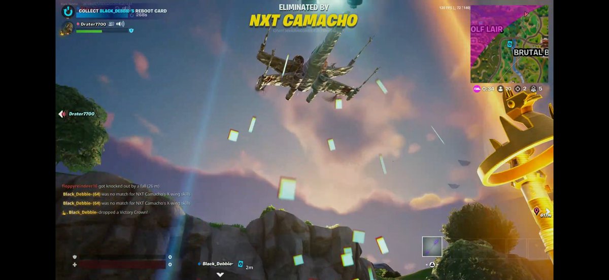King_Boyardee's tweet photo. did I just get killed by mother fucking Tanga Loa in Fortnite? https://t.co/cAnpiqSmmk