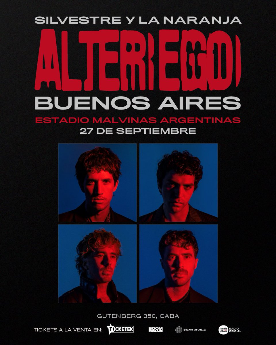 BUENOS AIRES NOS VEMOS EL 27 DE SEPTIEMBRE🧡ALTER EGO TOUR YA A LA VENTA EN TODOS LADOS 🎫🎫