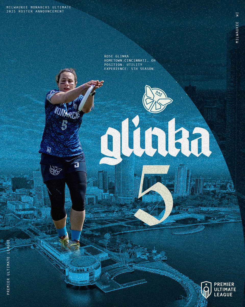 Welcome BACK to the Monarchy, Rose Glinka! 🦋

Returning for her FIFTH season with the Monarchs, Glinka is the definition of a “utility player”. We are thrilled to have her back. 👑

#WingsUp #CrownsOn #PUL