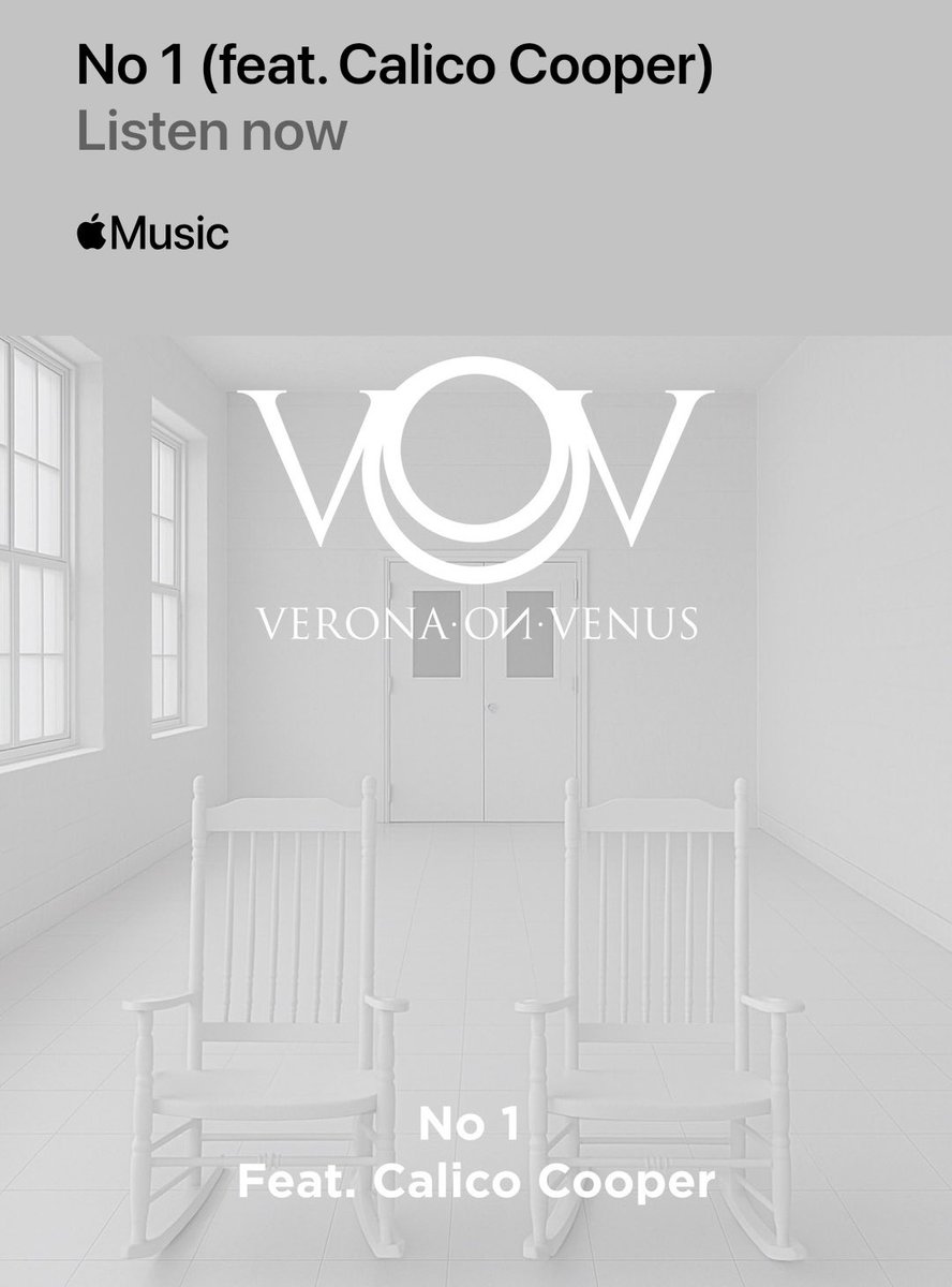 Verona on Venus (@veronaonvenus) on Twitter photo No 1 - OUT NOW on <a href="/AppleMusic/">Apple Music</a>
music.lnk.to/We7Yep
#veronaonvenus #mikespreitzer #calicocooper #AppleMusic #NewMusic #NewMusicRelease No 1 - OUT NOW on <a href="/AppleMusic/">Apple Music</a>
music.lnk.to/We7Yep
#veronaonvenus #mikespreitzer #calicocooper #AppleMusic #NewMusic #NewMusicRelease