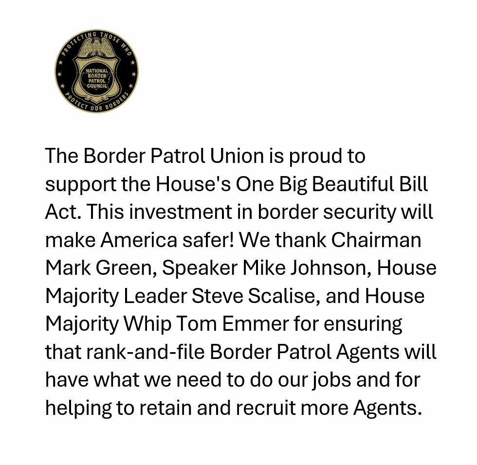 .<a href="/RepMarkGreen/">Rep. Mark Green</a> <a href="/SpeakerJohnson/">Speaker Mike Johnson</a> <a href="/SteveScalise/">Steve Scalise</a> <a href="/GOPMajorityWhip/">Tom Emmer</a> @housegop <a href="/realDonaldTrump/">Donald J. Trump</a> <a href="/TeamTrump/">Team Trump (Text TRUMP to 88022)</a> <a href="/TrumpWarRoom/">Trump War Room</a> <a href="/RapidResponse47/">Rapid Response 47</a>