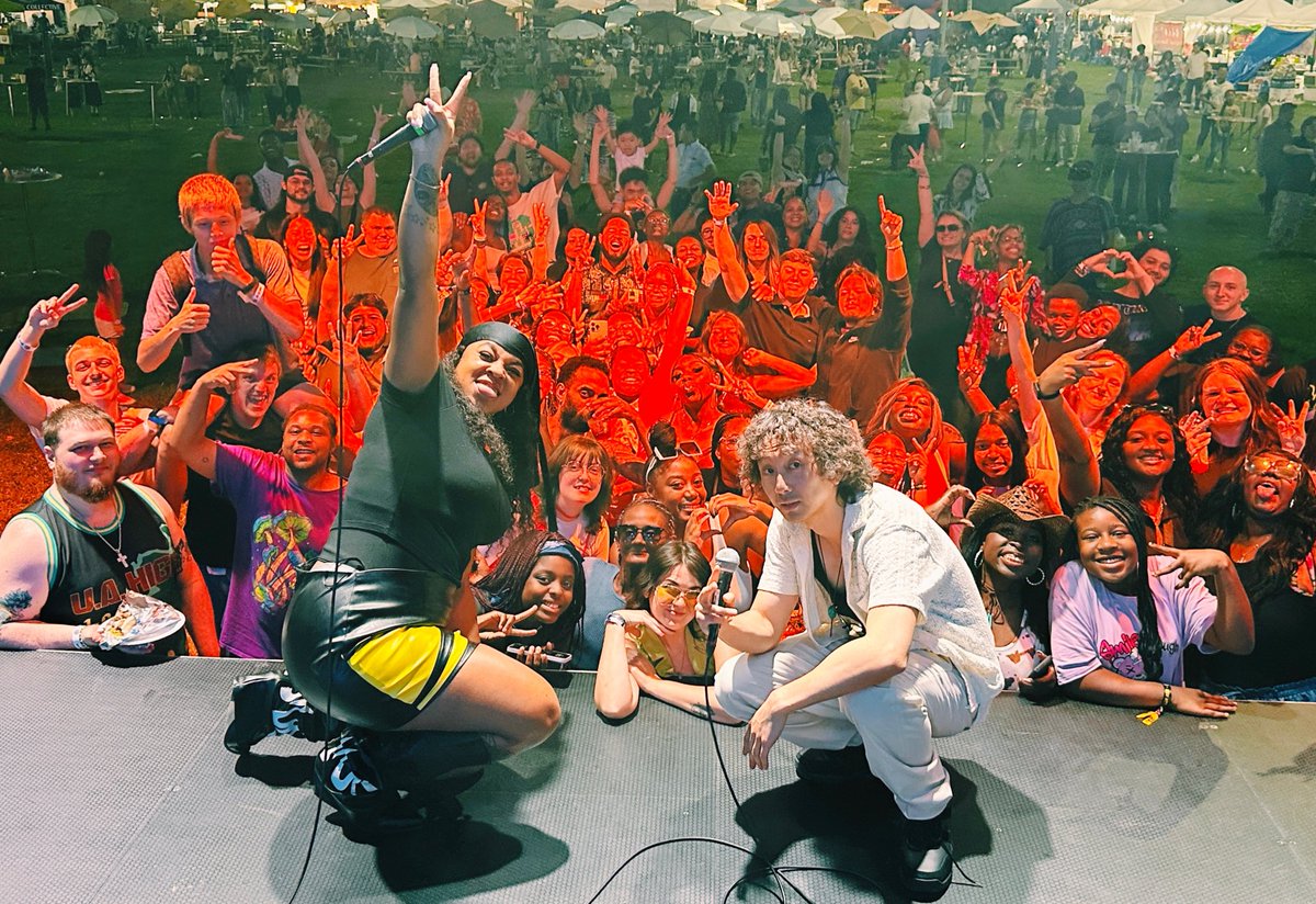 NORTH CAROLINA WE LOVE YOU! Thank you for coming to see me perform at Dream Asia Food Fest. It was an honor to be your headliner this weekend. Until next time, Winston-Salem ✈️❤️

Next show: <a href="/MomoCon/">MomoCon</a> concert “From Adult Swim to Lo-Fi” this Friday at 8pm