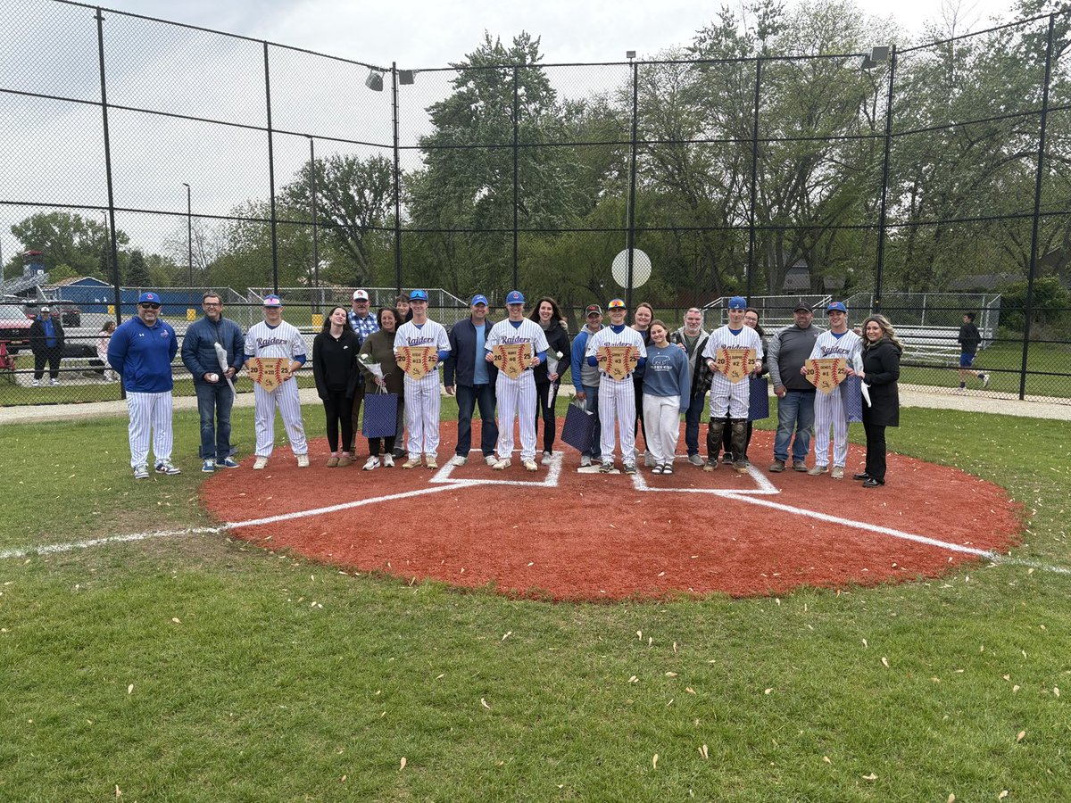 Today we celebrated Senior Night for our baseball team.  Thanks to our seniors and parents for your commitment to South and our program.