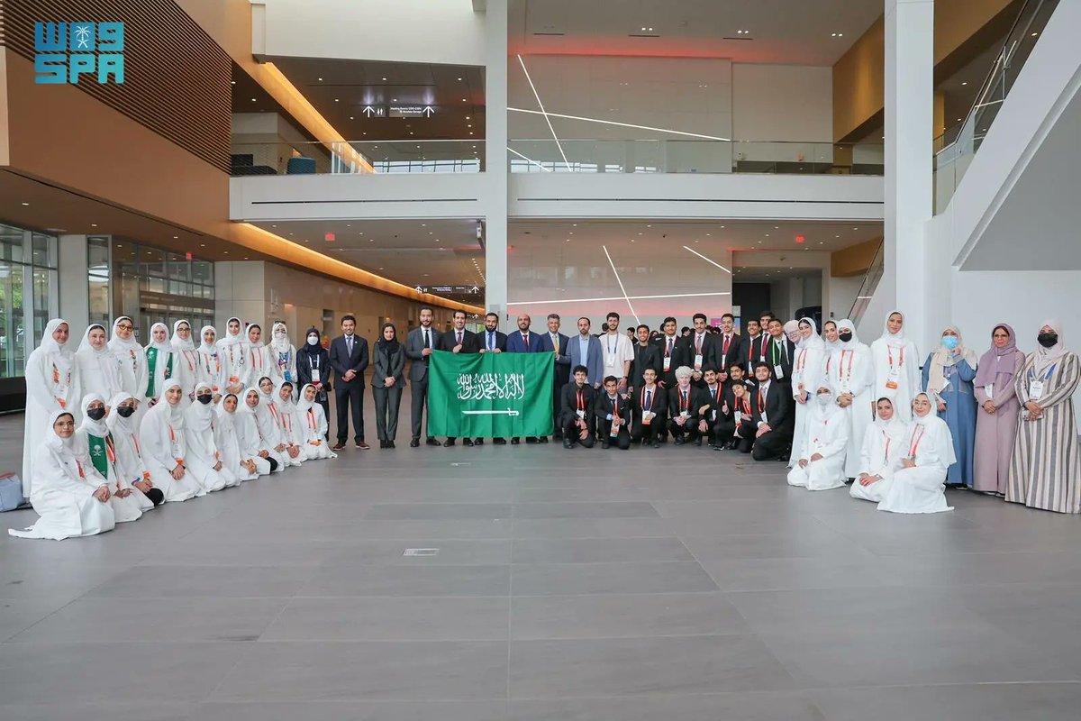 آيسف 2025.. مشاركة سعودية نوعية تتجاوز التنافس العلمي إلى القبول في جامعات عالمية مرموقة ضمن "مسار الرواد".
spa.gov.sa/ar/w2321315
#واس_علمي