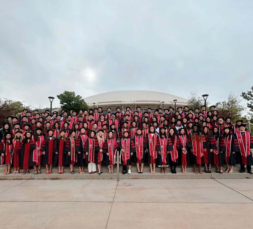 UUtah's tweet photo. On Friday, we conferred our final degrees for the Class of 2025 during the @UofUMedicine & @UofUDentistry convocations.
Congratulations to the 130 MDs and 49 dentists on their accomplishment! #UtahGrad25 🩺🦷🎓 https://t.co/HxtsJSK9qV