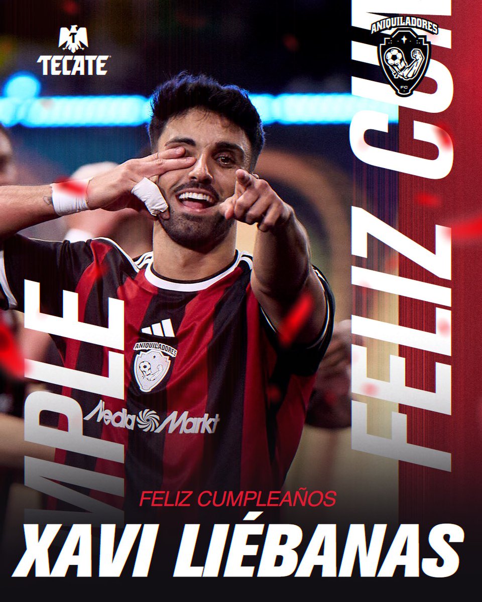 Hoy celebramos a uno de nuestros Aniquiladores 🎉
Es el cumpleaños de <a href="/XaviLiebanas2/">Xavi liebanas sanchez</a> 🎂

Muchas felicidades, Xavi! 💪