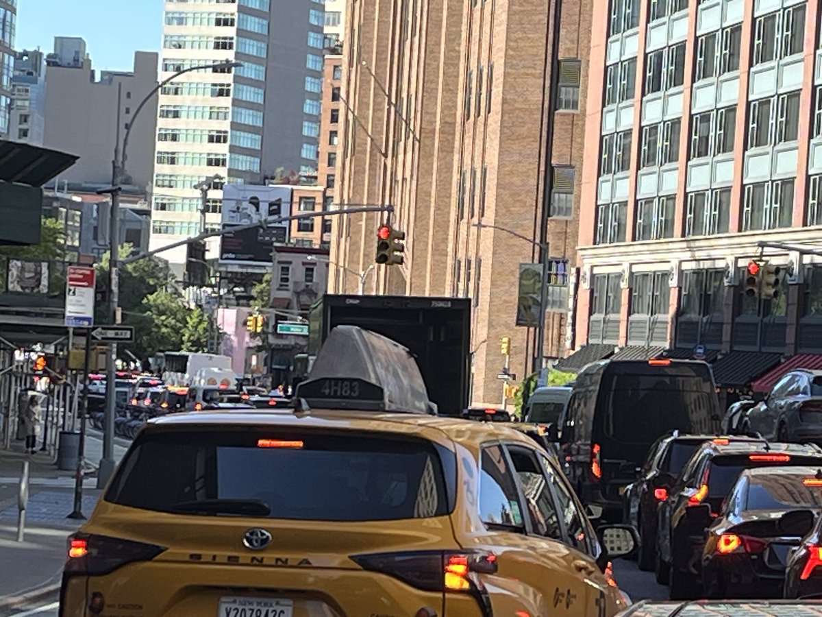 How’s #congestion pricing working for ya? Certainly not improving this; Sixth Ave every night.