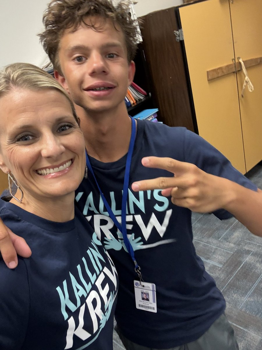 Bryan Calvert (@bryancalvert3) on Twitter photo May is William’s Syndrome Awareness Month & today we had the honor to support one of the very best! If you know Kallin, then you know joy! The staff consider it an honor to be a part of Kallin’s Krew!! Wishing Kallin the best on his next adventure at CHHS! 💙💙 <a href="/CmsColts/">Colleyville Middle School</a> May is William’s Syndrome Awareness Month & today we had the honor to support one of the very best! If you know Kallin, then you know joy! The staff consider it an honor to be a part of Kallin’s Krew!! Wishing Kallin the best on his next adventure at CHHS! 💙💙 <a href="/CmsColts/">Colleyville Middle School</a>