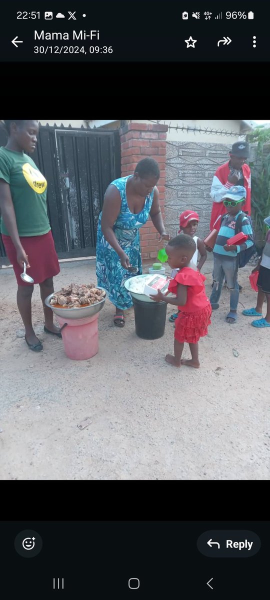 Semalho's tweet photo. A day at Kuchengetana Trust in pictures....

We hope to have more days like this and not 2 times a year or less. Meat should be part of a growing child's diet. Calling out to all the meat lovers to spare a limb or two for the kitchens. https://t.co/97zm3Nsqgj
