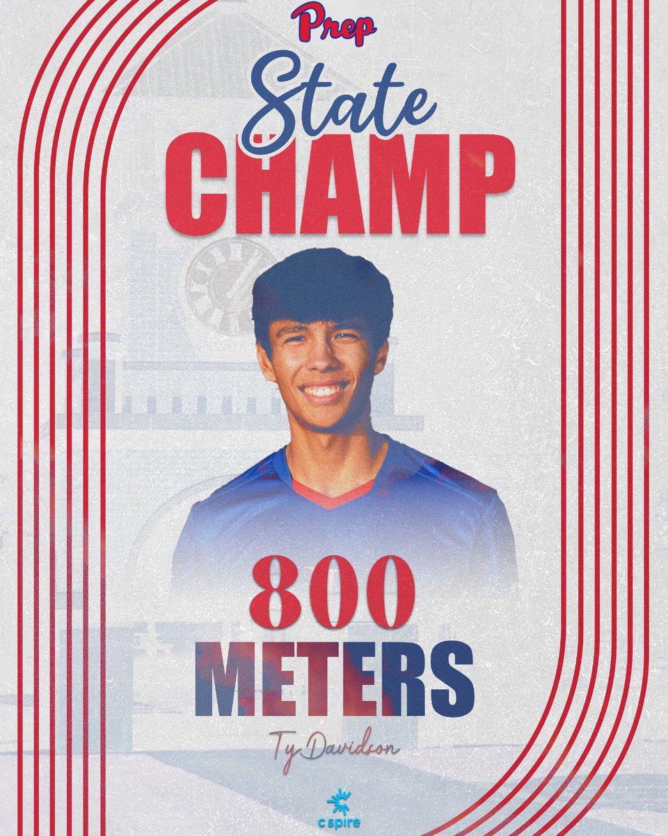 JPsports's tweet image. 🏅 Congratulations Ty Davidson: 800-METER STATE CHAMPION!
Ty brought home the title at the MAIS State Track & Field Meet earlier this month! 👏🔥