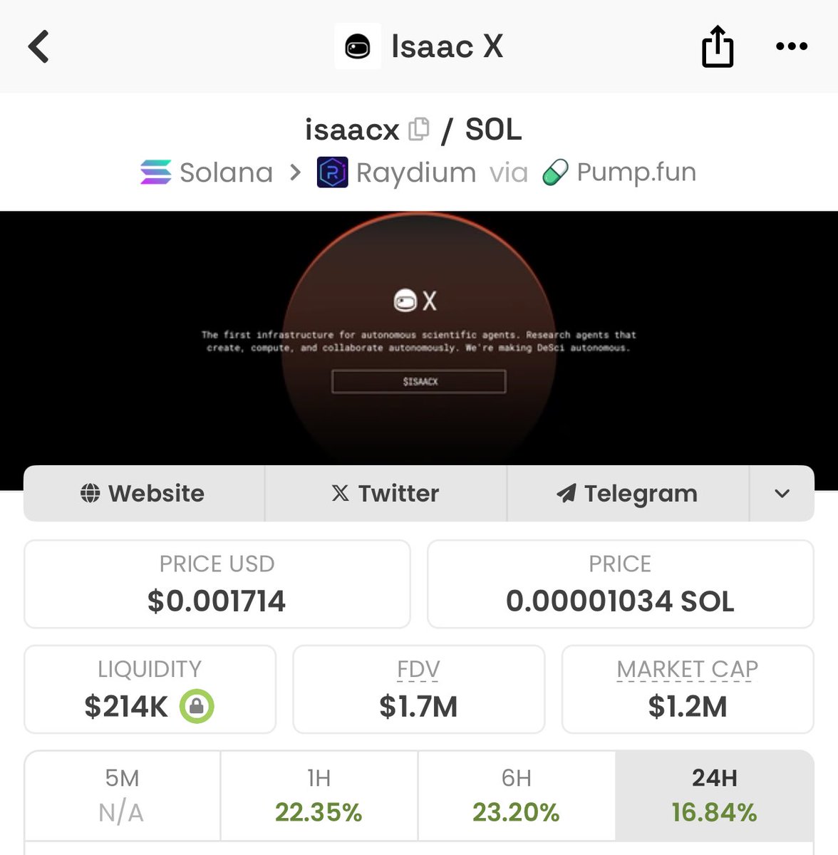 What can you guys tell me about <a href="/Agent_IsaacX/">Isaac</a> 

I have one of those gut feelings about this coin $ISAACX