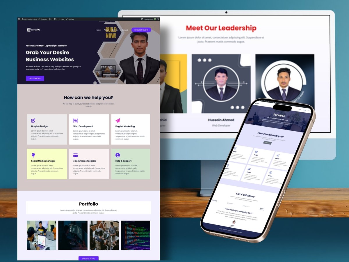 Webxhero's tweet photo. Completed an Agency Website for my new practice project.
 Are you have a Agency Let’s create something amazing together!
📩 𝐃𝐌 𝐦𝐞 
Contact: 013 22-533008
Mail- cnl.shahid@gmail.com
#webxhero #wordpress #agencywebsite #woocommerce #elementor #webdesign #cnlshahid #WordPressWeb https://t.co/9T2zwINd28