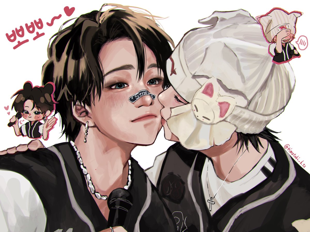 🐿️뽀뽀💋〜🦊

#StrayKids_dominATE_JAPAN 
#Straykidsfanart
