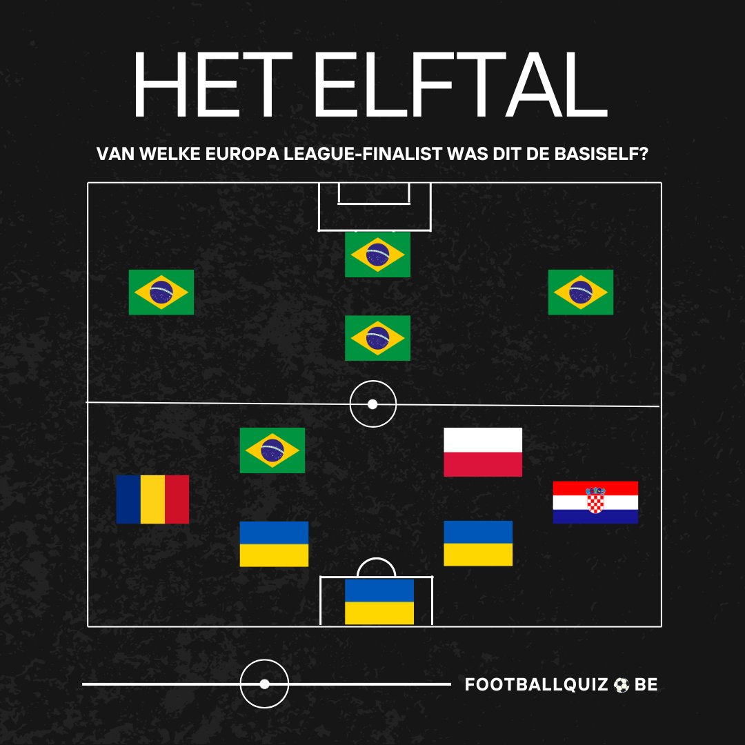 FootballquizBE's tweet photo. 🏆 Straks de Europa League-finale tussen Man United en Spurs! 

⚽️ Maar herken jij deze finalisten aan de hand van de nationaliteiten van hun basiself? 

#UELFinal #Voetbalquiz #Footballquiz #EuropaLeague #EuropaLeagueFinal https://t.co/AzRUzyKIrq