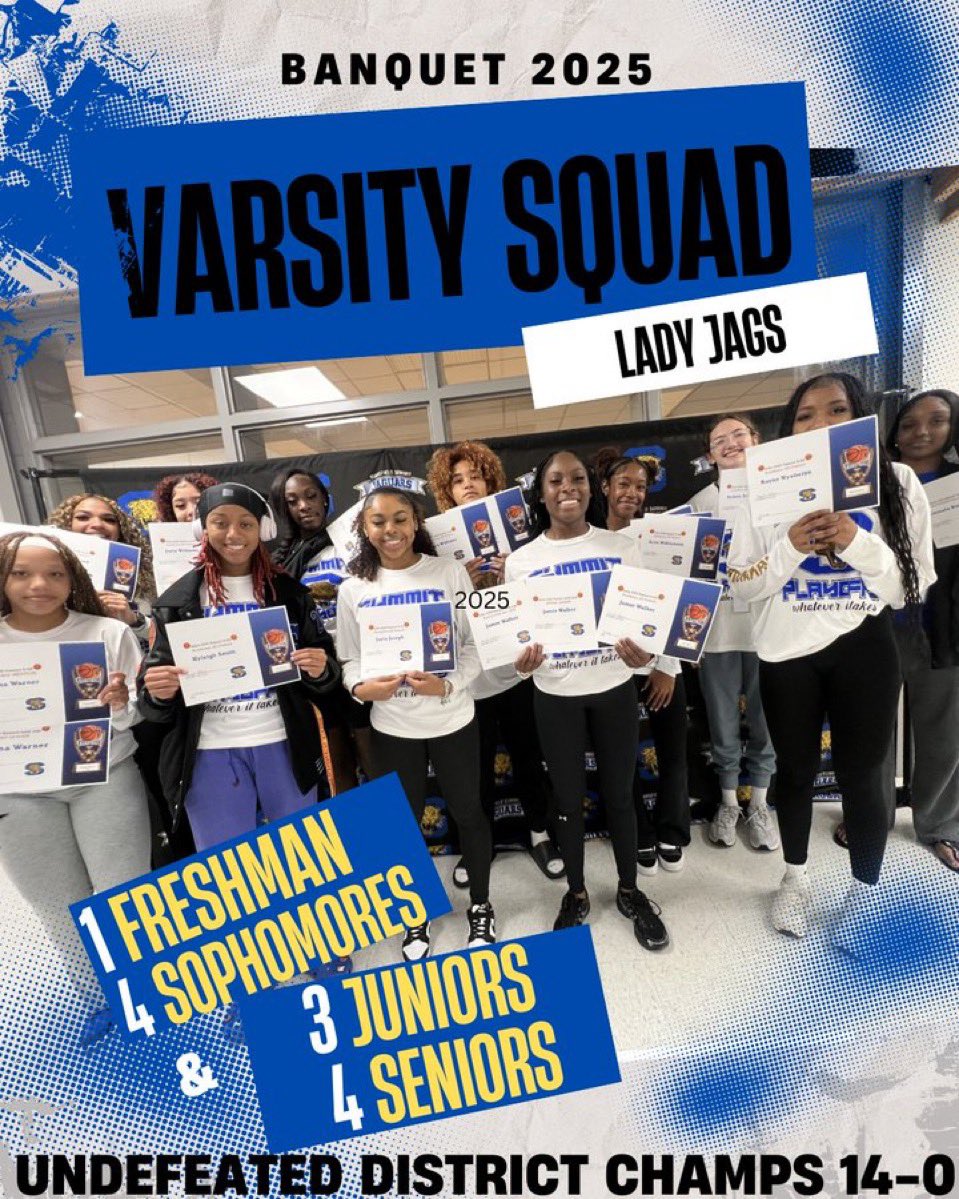 Summit GBB (@summitgbb) on Twitter photo We wrapped up the year this morning with our Basketball Brunch Banquet, celebrating the accomplishments of all the Lady Jags. This year will go down in history as an exceptional one for the program! 💙 #dictateanddefend #WIT #ALLIN #undefeateddistrictchamps🏆 <a href="/MISDathletics/">MISD Athletics Dept.</a> We wrapped up the year this morning with our Basketball Brunch Banquet, celebrating the accomplishments of all the Lady Jags. This year will go down in history as an exceptional one for the program! 💙 #dictateanddefend #WIT #ALLIN #undefeateddistrictchamps🏆 <a href="/MISDathletics/">MISD Athletics Dept.</a>