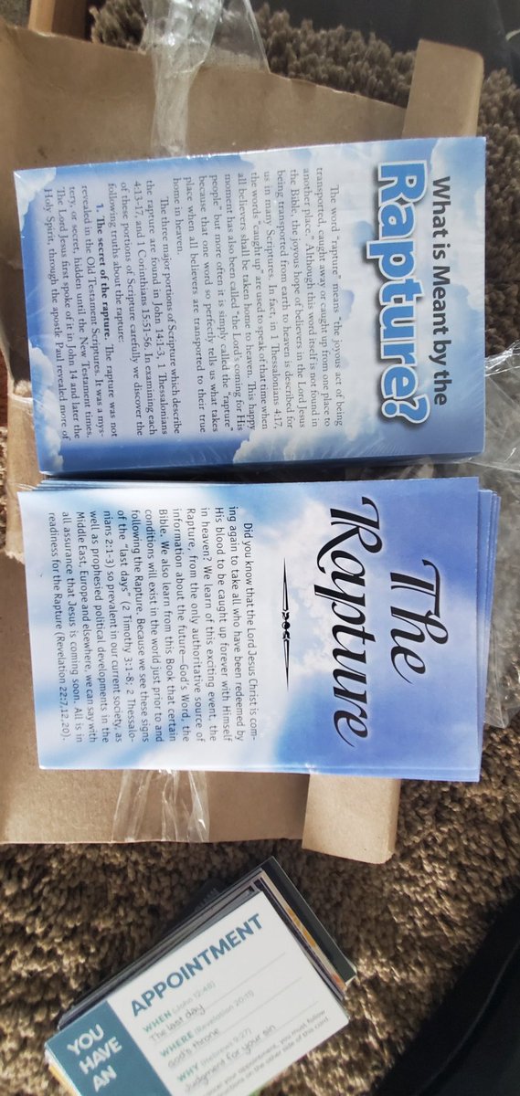 tireshoppp's tweet image. Any day since Paul said it first. #therapture #raptureready #pretrib