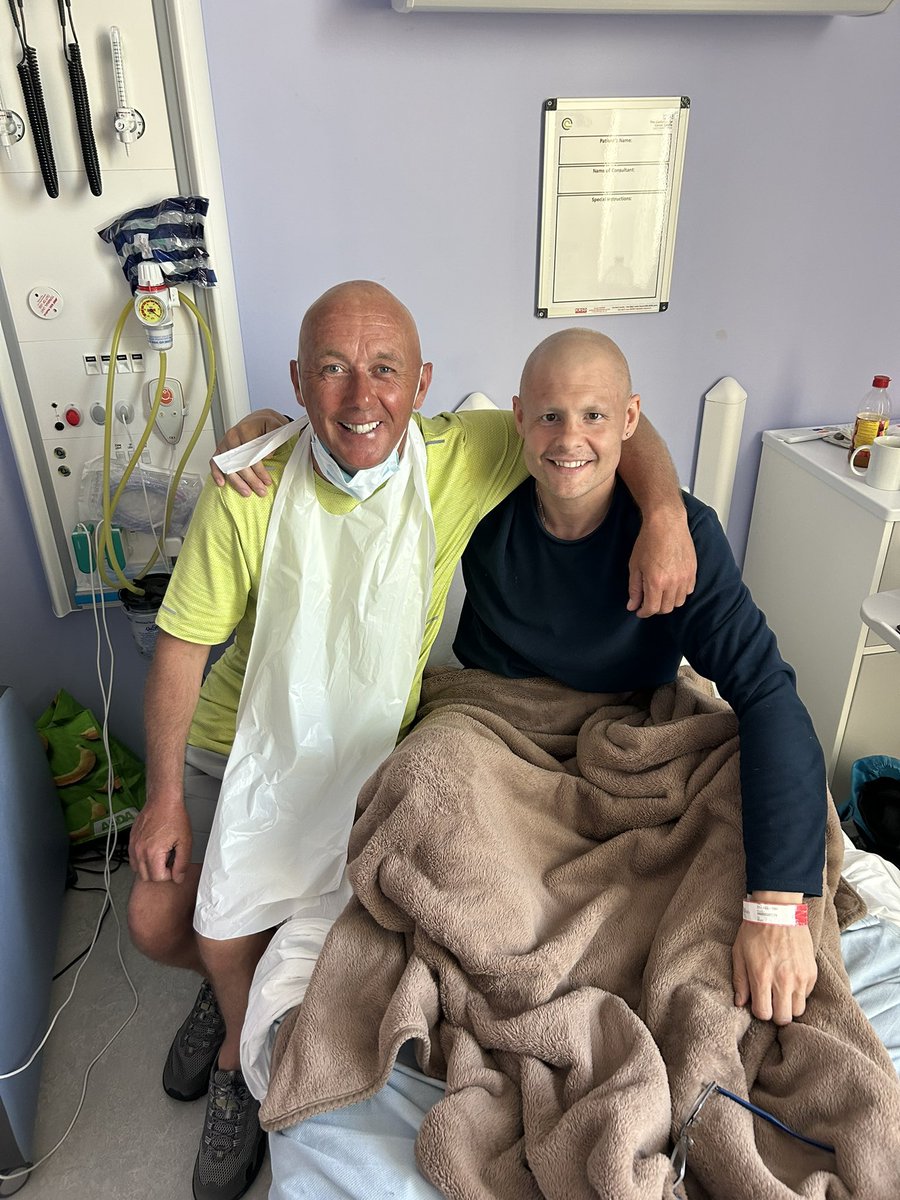 TesticularUK's tweet photo. Myself and @peawack8 visited Louis dubell tonight at @CCCNHS , this is his third battle with #germcell #testicular #cancer and his second #stemcell transplant , we love him like a brother , #nhs is a blessing . Keep him in your thoughts #x https://t.co/EcjIP9bJPc
