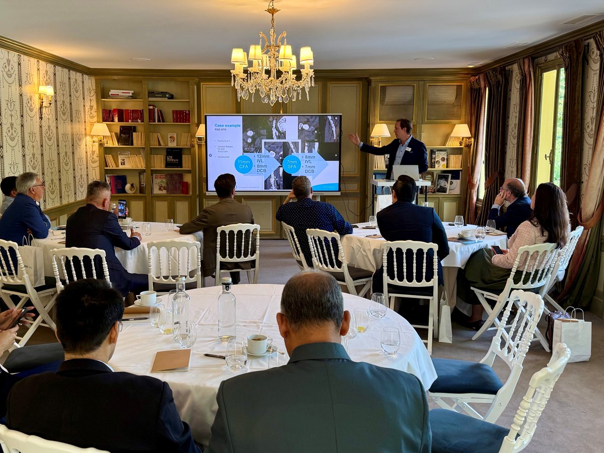 ShockwaveIVL's tweet photo. Bravo, team, for a successful distributor meeting to kick off the week in Paris! Huge thank you to Prof James Spratt (@jcspratt), Dr Michel Bosiers, and our #ShockNation leaders for a highly educational event featuring best practices presentations and awards for outstanding partnership in 2024. It’s thanks to you that #ShockwaveIVL is available to so many patients around the world. 🥂 Cheers and see you at #EuroPCR tomorrow!
US Rx only. ISI https://t.co/x46wohk9Gd