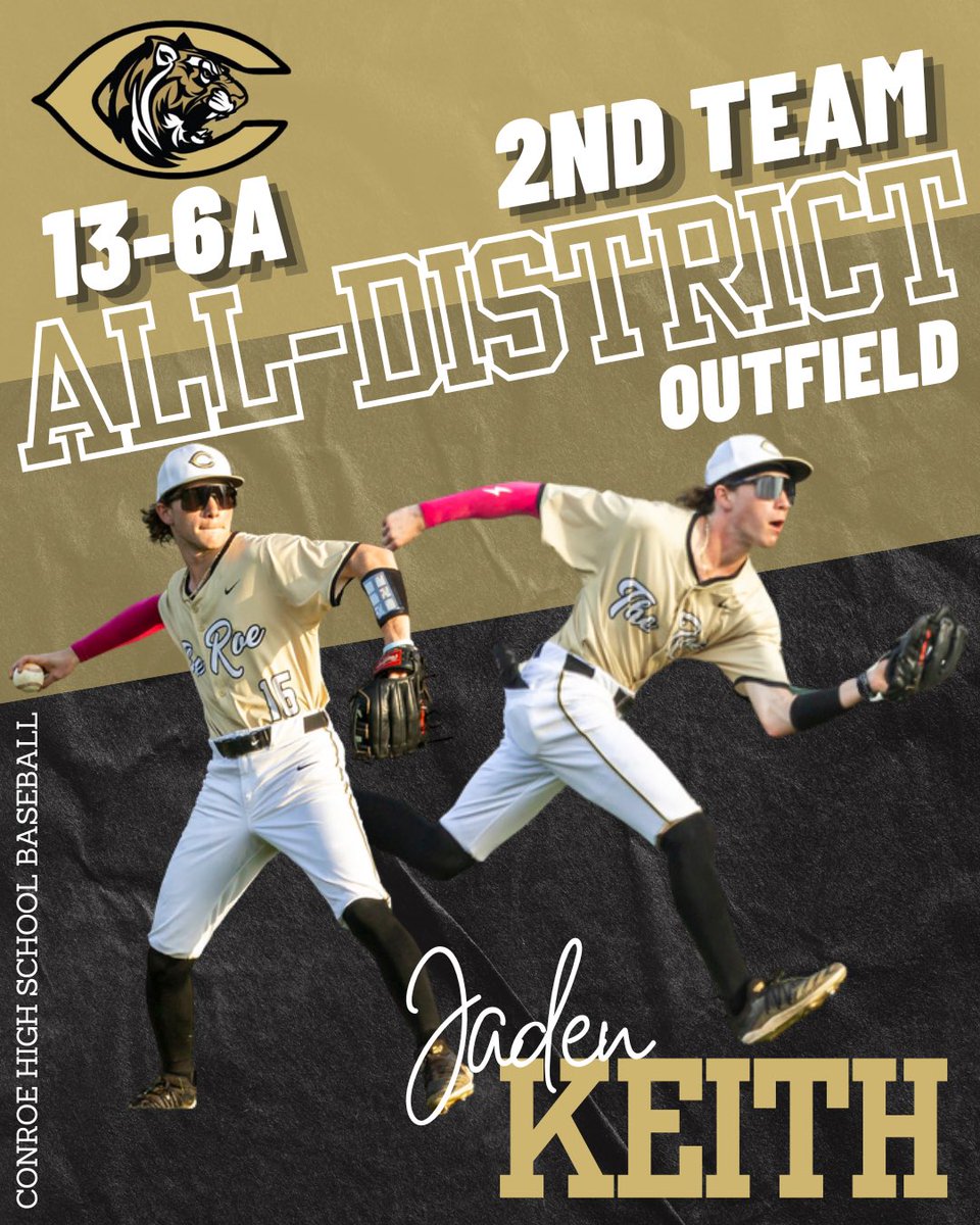 Congratulations Jaden Keith for being selected All-District 2nd Team Outfielder  #AAIT