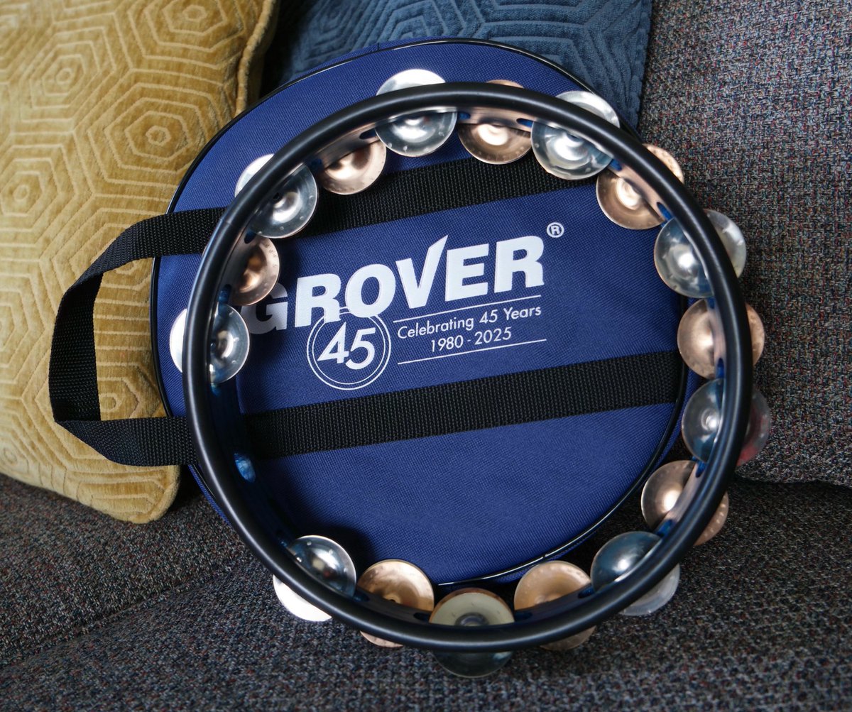 GroverProPerc's tweet image. We are celebrating 45 years of love for percussion!

Join us in this journey celebrating with the Grover Pro Special Edition Studio Pro tambourine.

Available with our friends @steveweissmusic 
#groverpropercussion #45thanniversary #studiopro #groverprotambourine #steveweissmusic