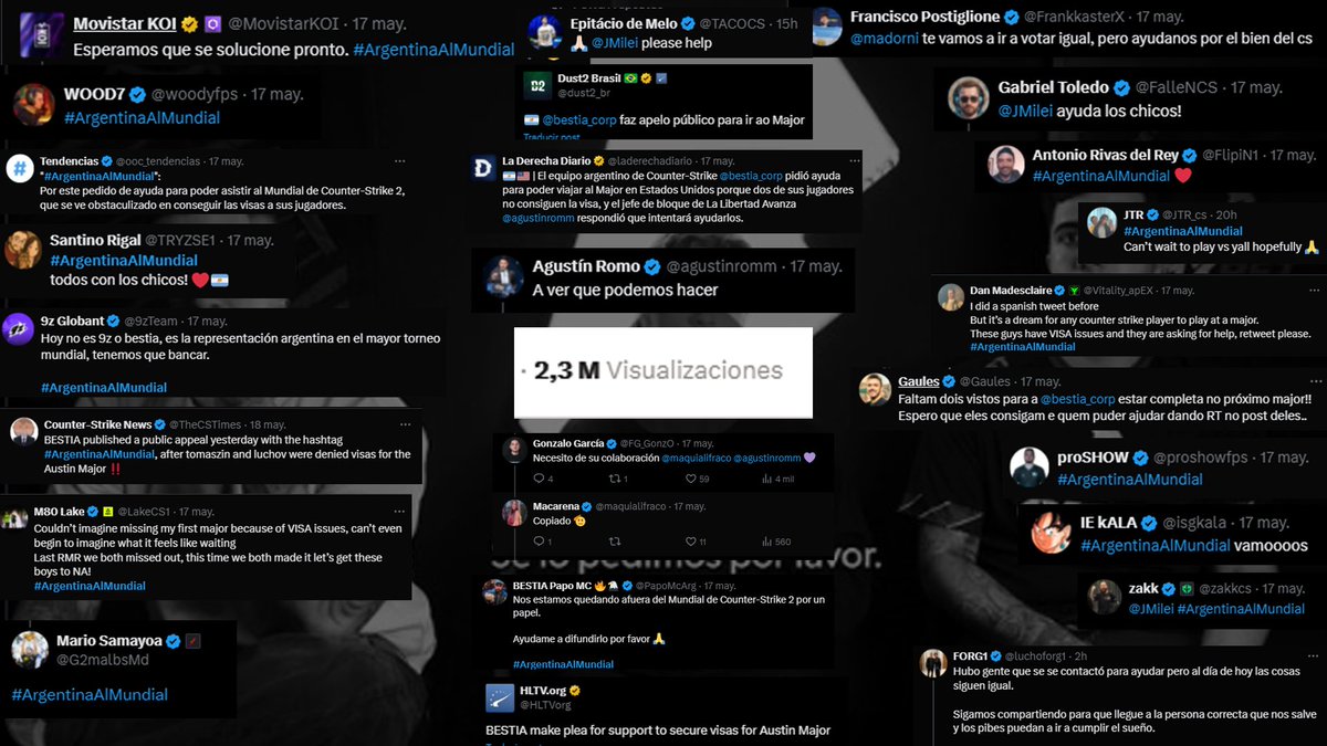 Argentina necesita estar en el mundial más importante del mundo. 

Gracias a todos por compartir. Por ahora solo queda seguir haciendo ruido. 

Ayudanos a que esto se escuche en todos lados y seamos tendencia de nuevo ❤️

Tenemos que representar al pais 🇦🇷

#ArgentinaAlMundial