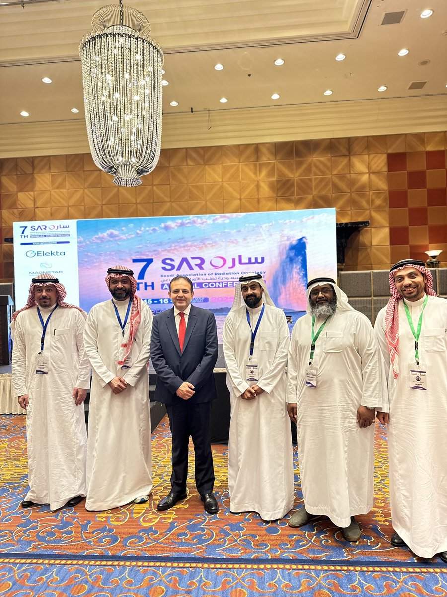 TamerRefaatMD's tweet image. Back in Chicago after an inspiring #SARO2025 &amp;amp; #BestofASTROGulf 🇸🇦 @SARO_KSA @ASTRO_org. Grateful for the warm hospitality, engaging sessions, and meaningful connections — including finally meeting Dr. @LCUBLD from @ESTRO_RT. Excited for continued global #RadOnc collaboration! 🌍