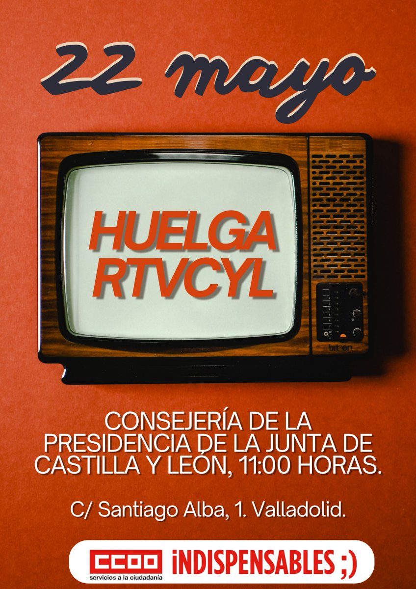 El inmovilismo de la patronal y la dejadez de la Junta de Castilla y León obligan a la plantilla de RTVCyL a manifestarse en una nueva jornada de huelga.
#conveniocyltv