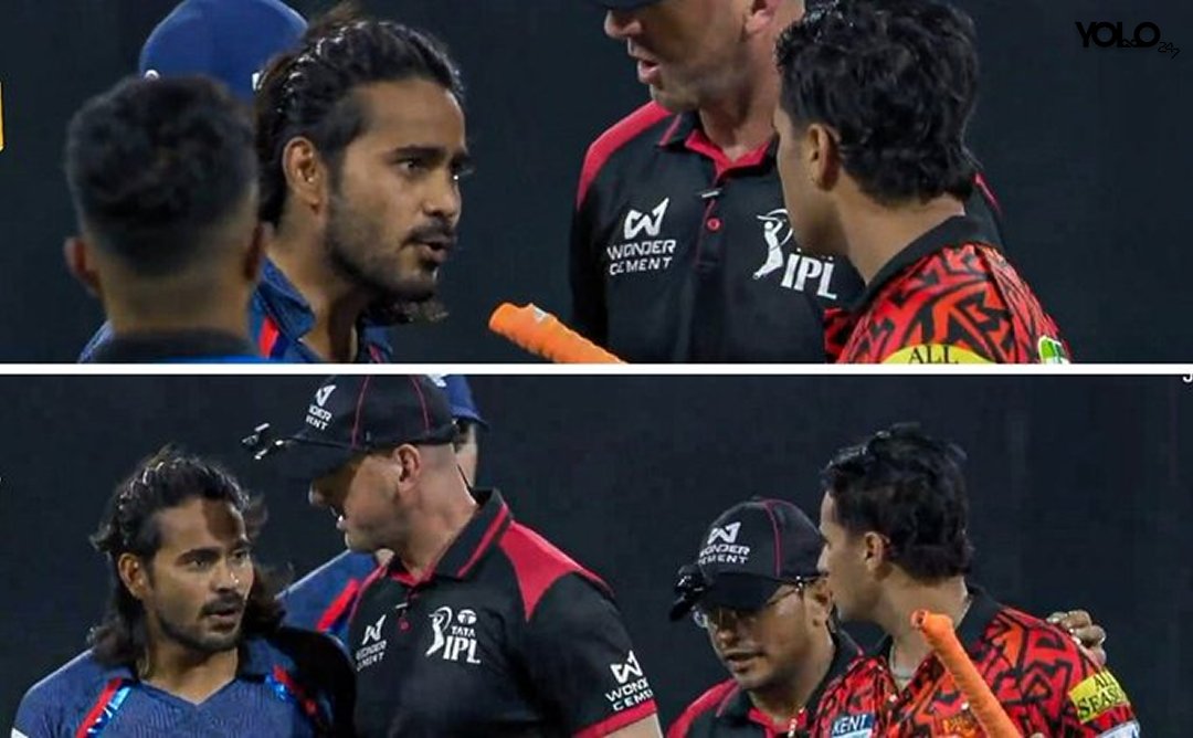Yolo247Official's tweet photo. Digvesh Rathi and Abhishek Sharma engage in a heated exchange during the LSG vs SRH match.
#DigveshRathi #AbhishekSharma #LSGvsSRH #IPL2025 #CricketRivalry #T20Cricket #IPLDrama #MatchIntensity #CricketBuzz https://t.co/YNEsAuJv7U