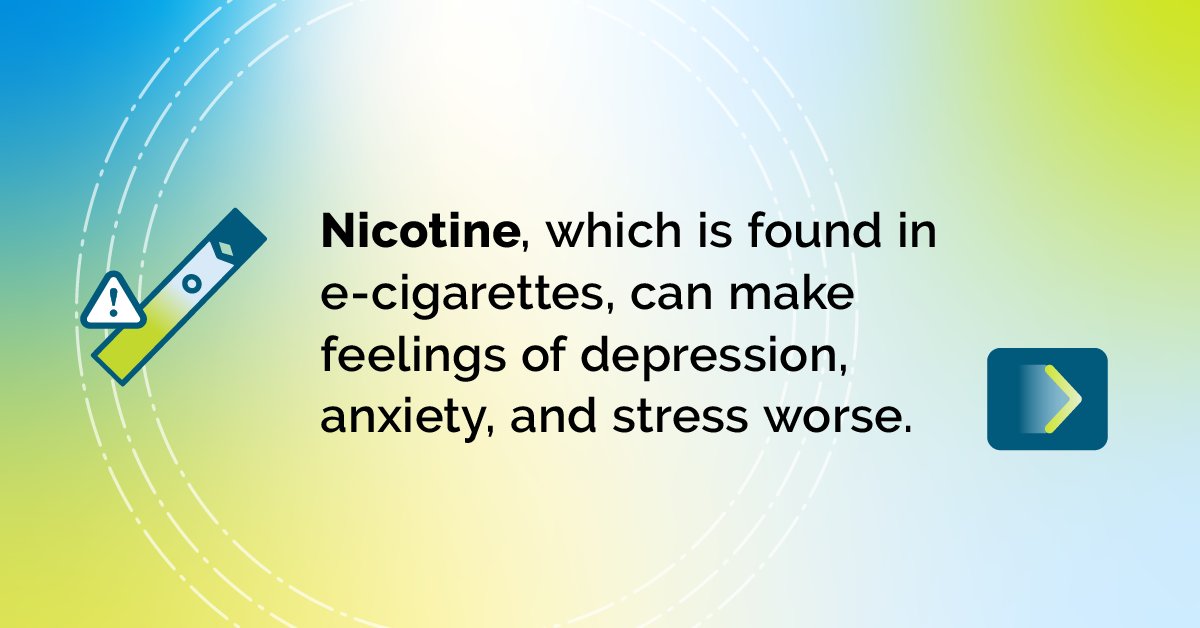 tobaccofreefla's tweet photo. As a trusted adult, you can talk to the youth in your life about the harmful effects of e-cigarettes on mental health. Visit https://t.co/v0uIyzapo4 to learn more. https://t.co/PKZ8lCLkWg
